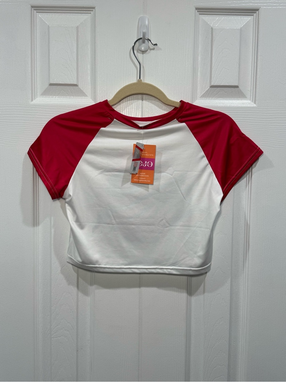 🔴⚪️ OHIO STATE Crop Top T-shirt NWT ⚪️🔴 - Picture 6 of 6